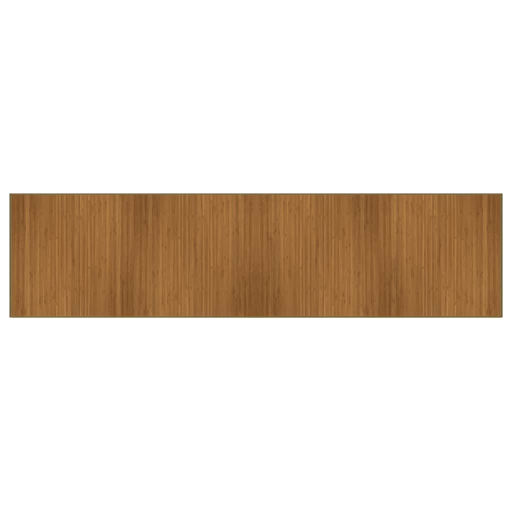 VIDAXL Rechteckige 100x400 cm Bambusbraun