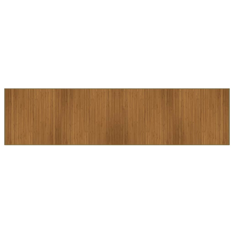 VIDAXL Rechteckige 100x400 cm Bambusbraun