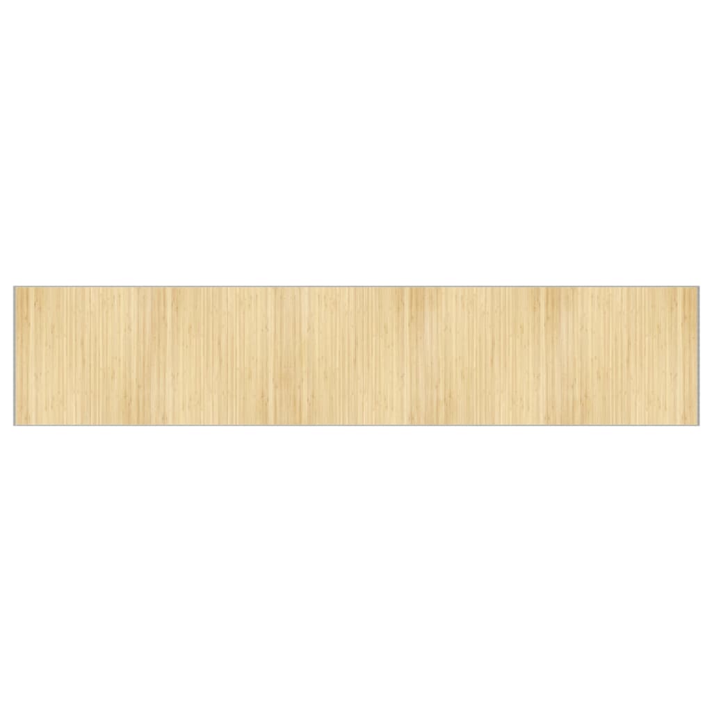 VIDAXL Rechteckige 100x1000 cm Bambuslicht Natural