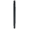 VidaXL Teppich rund 80 cm Bambus schwarz