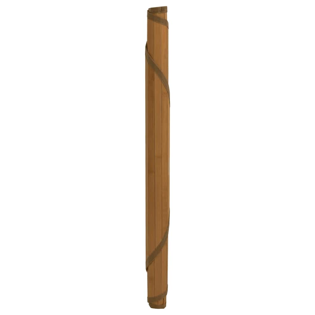Vidaxl Teppich um 80 cm Bambusbraun