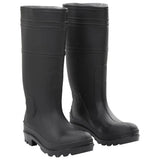 Vidaxl Regenstiefel Größe 39 PVC Schwarz - afbeelding 1