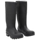 Vidaxl Regenstiefel Größe 39 PVC Schwarz