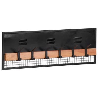 Vidaxx Wandgarderobe 90x11x30 cm massives Mangoholz mango