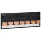 Vidaxx Wandgarderobe 90x11x30 cm massives Mangoholz mango