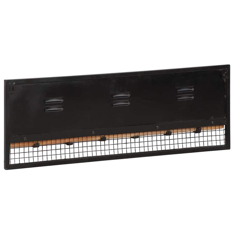 Vidaxx Wandgarderobe 90x11x30 cm massives Mangoholz mango
