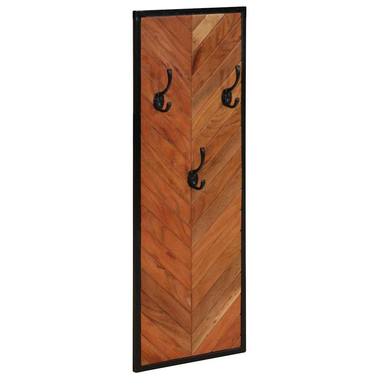 Vidaxx Garderobenständer 2 Stück 35x1x90 cm massives Akazienholz