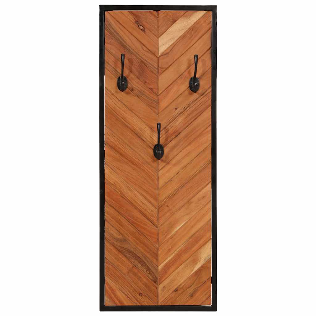 Vidaxx Garderobenständer 2 Stück 35x1x90 cm massives Akazienholz