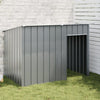 VIDAXL -Hundedach mit Dach 153x91x110 cm Stahl Anthrazit -Verschärft