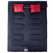 VidaXL Schlafsack für 2 Personen mit Kissen für Erwachsene 3-4 Jahreszeiten - afbeelding 2