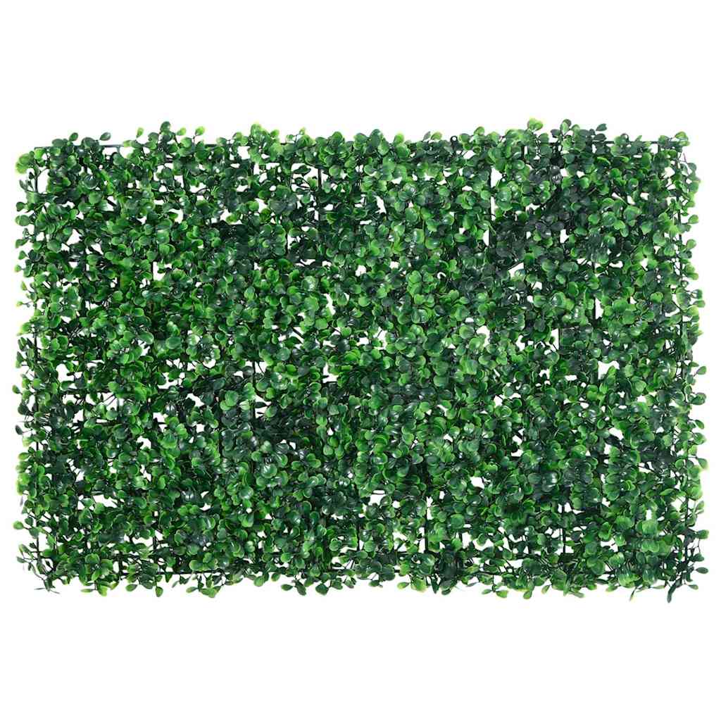 Vidaxl hek met kunstheester 6 st 40x60 cm grün