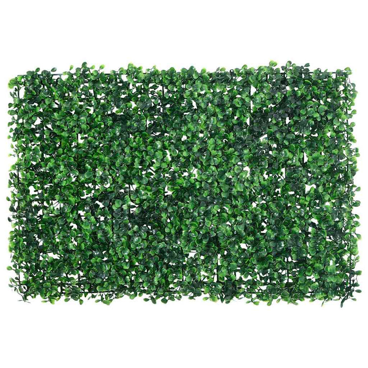 Vidaxl hek met kunstheester 6 st 40x60 cm grün