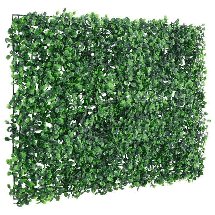 Vidaxxl Zaun mit Kunststrauch 24 Stück 40x60 cm grün