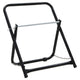 Vidaxl Schlauchrollenwagen 48 cm 45 kg Pulver -Stahlschwarz