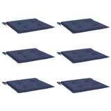 Vidaxl Palettenkissen 6 Stcs 40x40x3 cm Oxford Fabric Marine Blau - afbeelding 3
