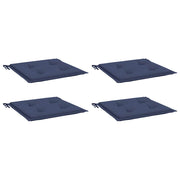 Vidaxl Palettenkissen 4 ST 50 x 50 x 3 cm Oxford Stoff Marine Blau - afbeelding 3