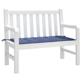 Vidaxl Gartenbank Kissen 120x50x3 cm Oxford Stoff Marine Blau - afbeelding 3