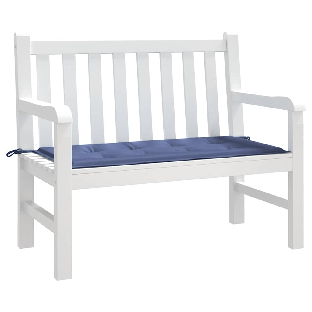 Vidaxl Gartenbank Kissen 120x50x3 cm Oxford Stoff Marine Blau
