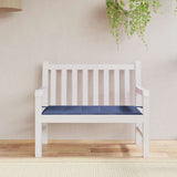 Vidaxl Gartenbank Kissen 120x50x3 cm Oxford Stoff Marine Blau - afbeelding 1