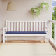 Vidaxl Garden Bench Kissen 200x50x3 cm Oxford Stoff Marine Blau