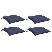 VIDAXL STUHR Kissen 4 PCs 40x40x7 cm Oxford Stoff Marine Blau - afbeelding 3