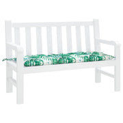 Vidaxl Gartenbank Kissen 120x50x7 cm Oxford Stoffblattmuster - afbeelding 3