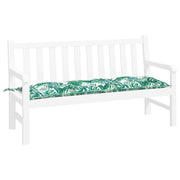 Vidaxl Gartenbank Kissen 150x50x7 cm Oxford Stoffblattmuster - afbeelding 3