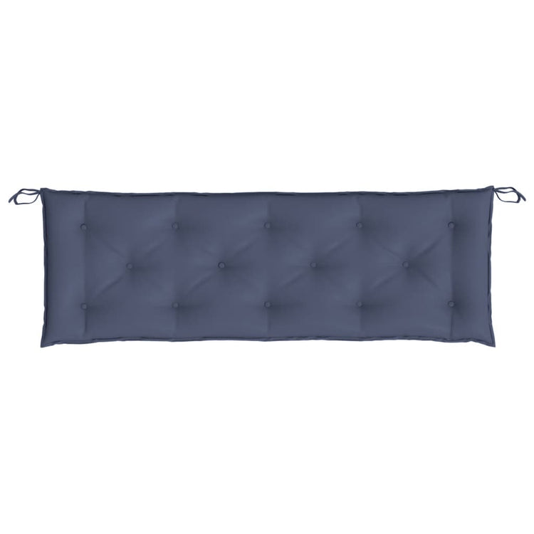 Vidaxl Gartenbank Kissen 150x50x7 cm Oxford Stoff Marine Blau