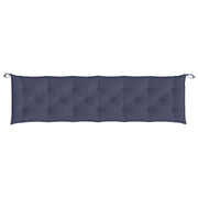 Vidaxl Gartenbank Kissen 200x50x7 cm Oxford Stoff Marine Blau - afbeelding 2