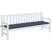 Vidaxl Gartenbank Kissen 200x50x7 cm Oxford Stoff Marine Blau - afbeelding 3