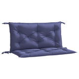 Vidaxl Gartenbank Kissen 2 ST 100x50x7 cm Oxford Stoff Marine Blau - afbeelding 2