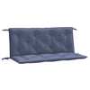 Vidaxl Gartenbank Kissen 2 Stcs 120x50x7 cm Oxford Stoff Marine Blau