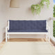Vidaxl Gartenbank Kissen 2 St 180x50x7 cm Oxford Stoff Marine Blau