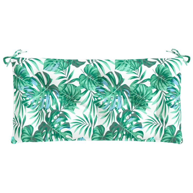 Vidaxl Garden Bench Kissen 110x50x7 cm Oxford Stoffblattmuster