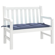 Vidaxl Gartenbank Kissen 110x50x7 cm Oxford Stoff Marine Blau - afbeelding 3