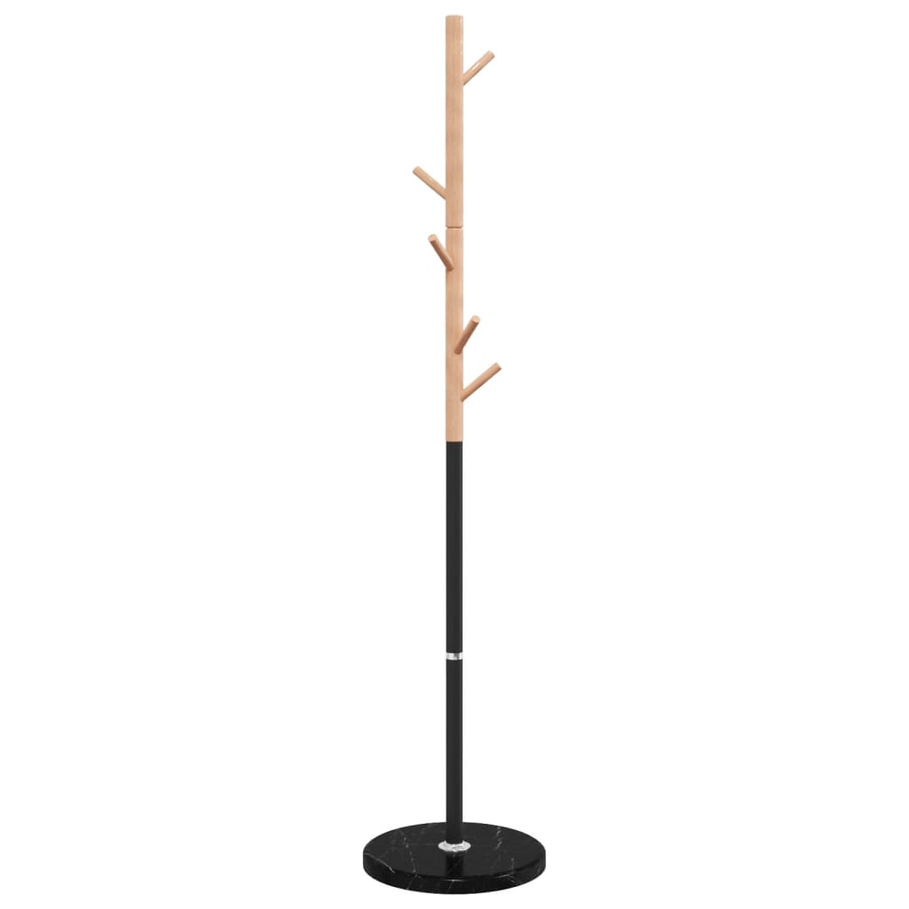 VIDAXL -Kleidungsregal 172 cm Pulver -Bügeleisen schwarz