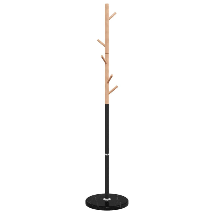 VIDAXL -Kleidungsregal 172 cm Pulver -Bügeleisen schwarz