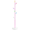 VIDAXL -Kleidungsregal 172 cm Pulver -Bahnen Rosa