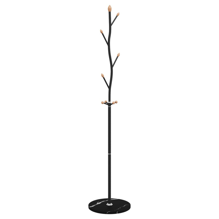 VIDAXL -Kleidungsregal 177 cm Pulver -Bügeleisen schwarz
