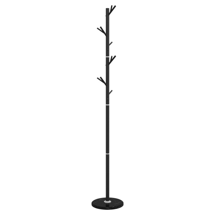 VIDAXL -Kleidungsregal 175 cm Pulver -Bügeleisen schwarz