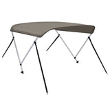 Vidaxl Biminitop 2 Bögen 180x130x110 cm Grau - afbeelding 2