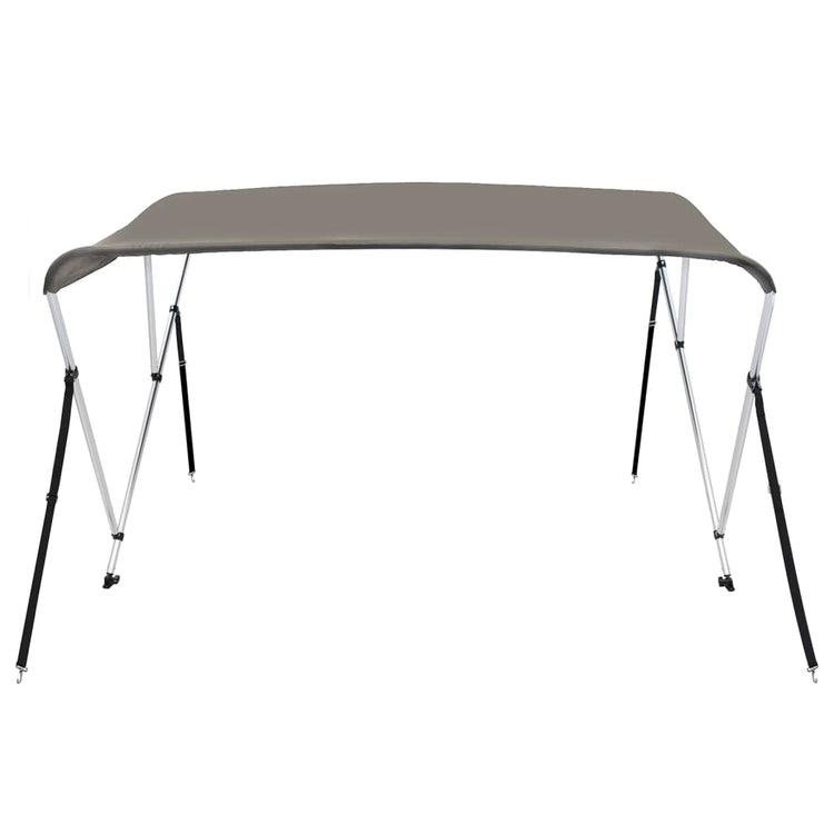 Vidaxl Biminitop 3 Bögen 183x196x137 cm Grau
