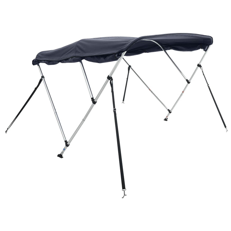Vidaxx Bimini-Top 3 Bögen mit Seitenwänden 183x(137-152)x137 cm