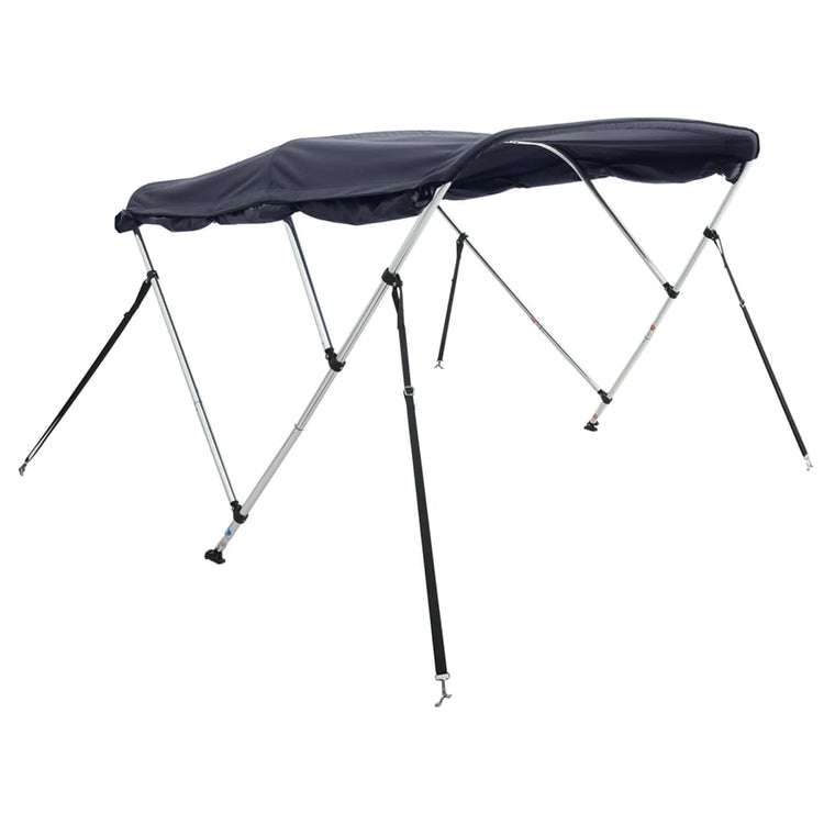 VidaXL Bimini-Top 3 Bögen mit Seitenwänden 183x(154-167)x137 cm