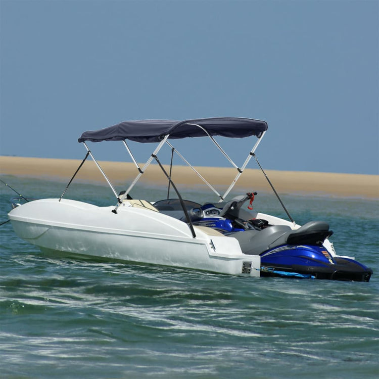 VidaXL Bimini-Top 3 Bögen mit Seitenwänden 183x(154-167)x137 cm