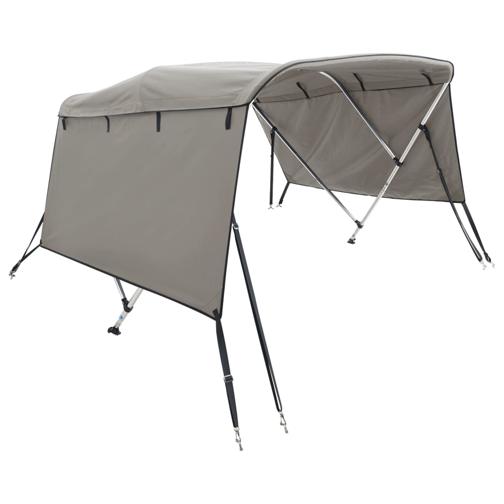Vidaxx Bimini-Top 3 Bögen mit Seitenwänden 183x(137-152)x137 cm