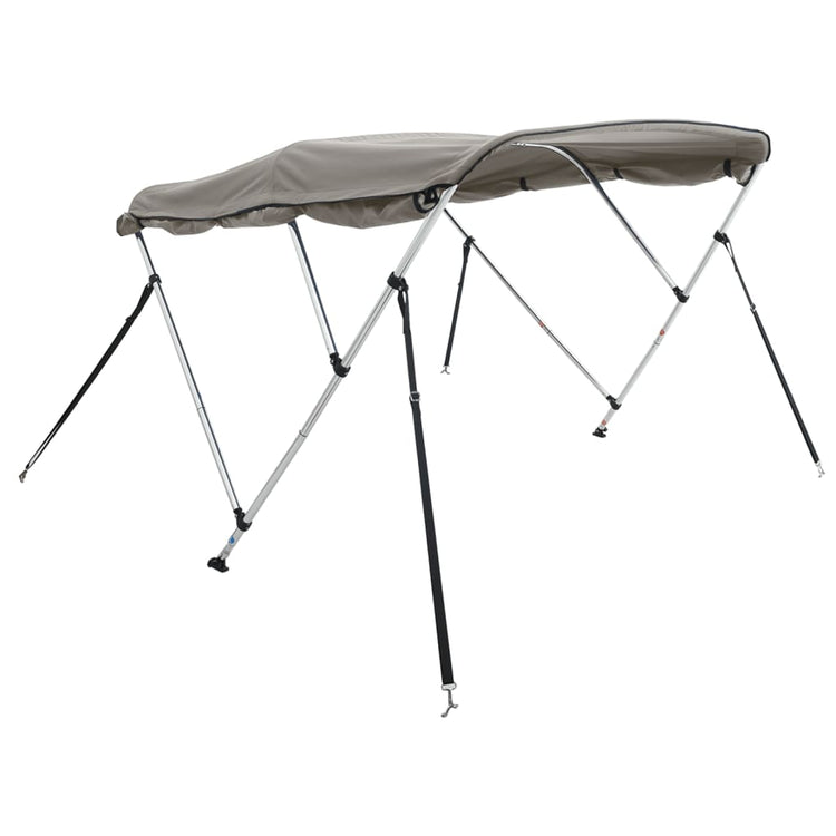 Vidaxx Bimini-Top 3 Bögen mit Seitenwänden 183x(137-152)x137 cm