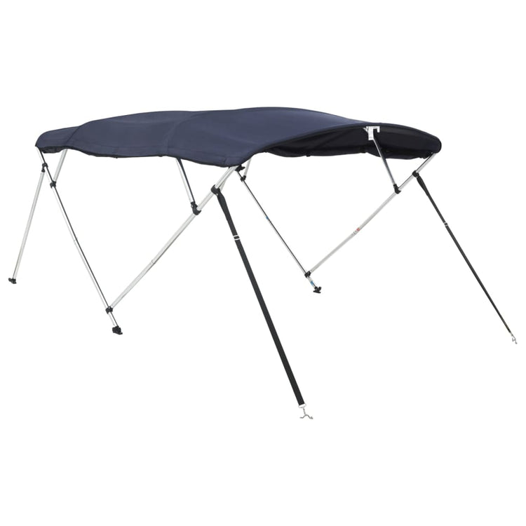 VidaXL Bimini-Top 4 Bögen mit Seitenwänden 243x(230-244)x137 cm
