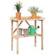 VIDAXL -Pflanzentisch mit Regal 78x38x82,5 cm Festkieferholz