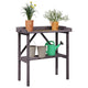 Vidaxx Pflanzentisch mit Ablage 78x38x82,5 cm graues Kiefernholz